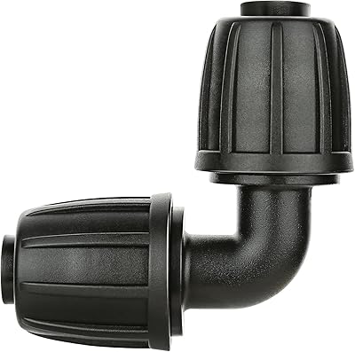 27 cm 滴灌灌溉配件,锁定倒钩肘部连接器适合大多数雨鸟,轨道,挖掘